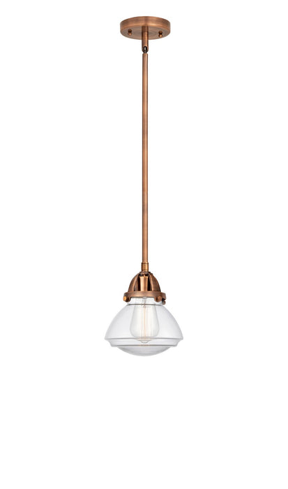 Innovations 288-1S-AC-G322-LED LED Mini Pendant, Antique Copper