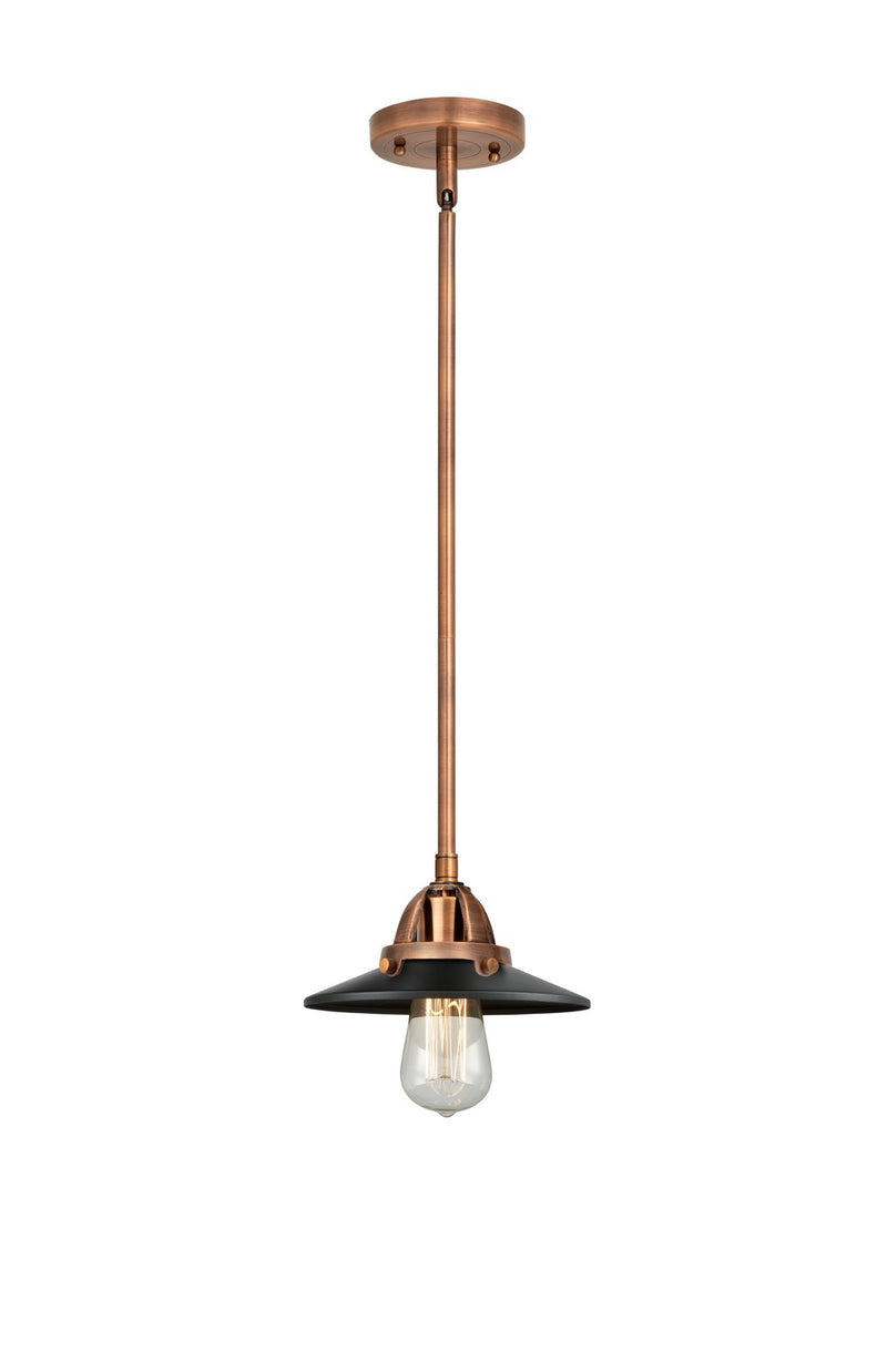 Innovations 288-1S-AC-M6-BK-LED LED Mini Pendant, Antique Copper