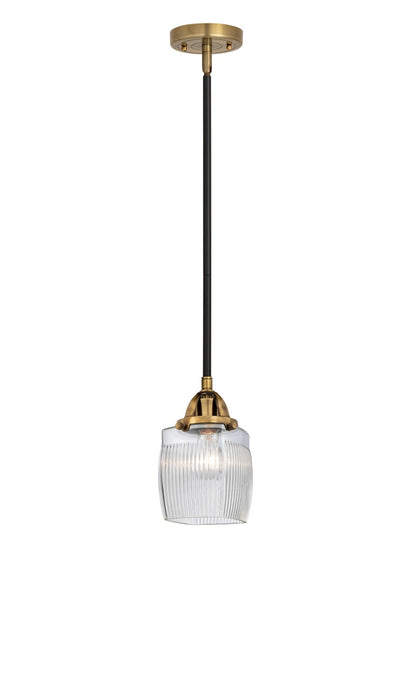 Innovations 288-1S-BAB-G302 One Light Mini Pendant, Black Antique Brass