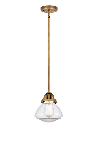 Innovations 288-1S-BB-G322 One Light Mini Pendant, Brushed Brass