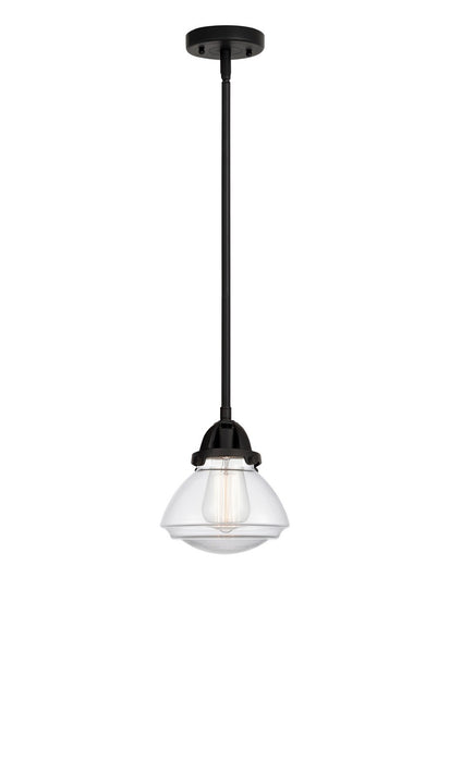 Innovations 288-1S-BK-G322 One Light Mini Pendant, Matte Black