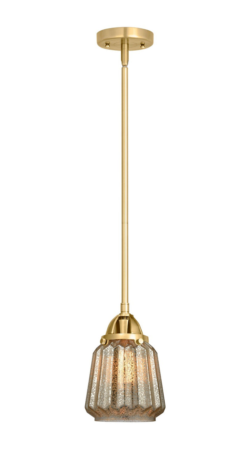 Innovations 288-1S-SG-G146-LED LED Mini Pendant, Satin Gold