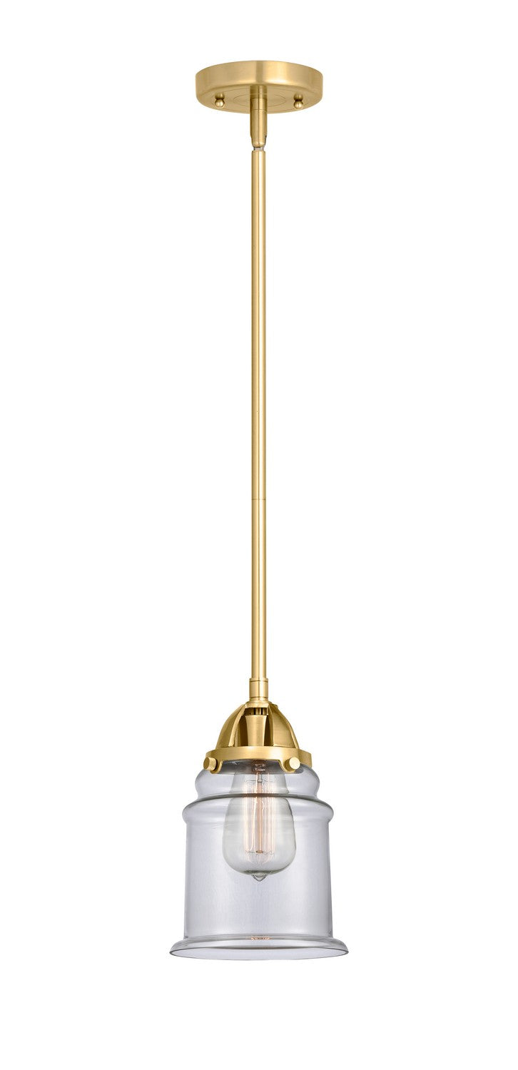 Innovations 288-1S-SG-G182 One Light Mini Pendant, Satin Gold