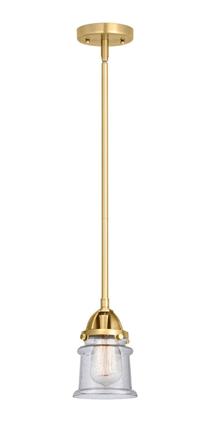 Innovations 288-1S-SG-G184S-LED LED Mini Pendant, Satin Gold