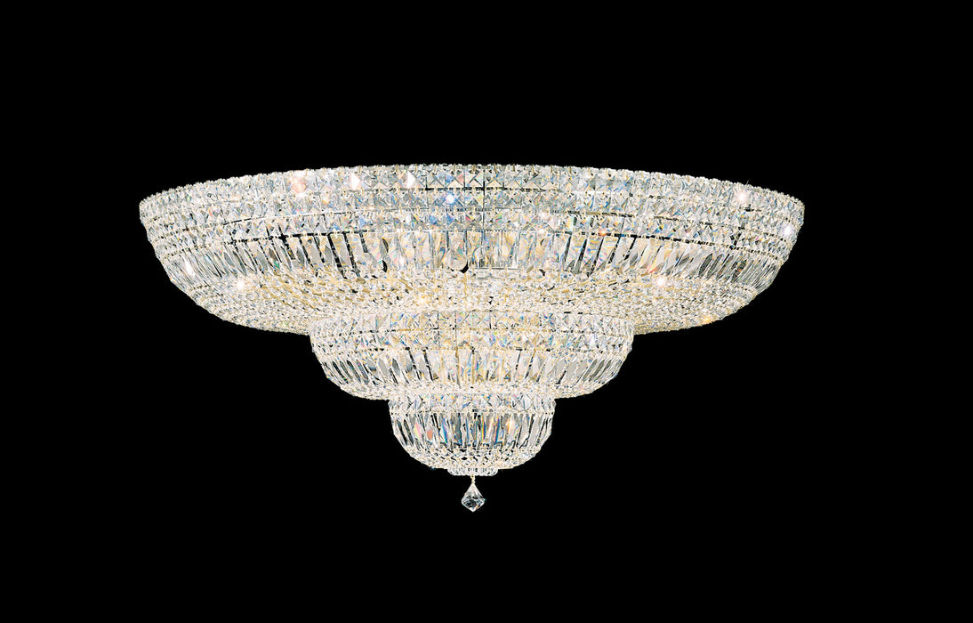 Schonbek 5896-40R 27 Light Flush Mount, Polished Silver