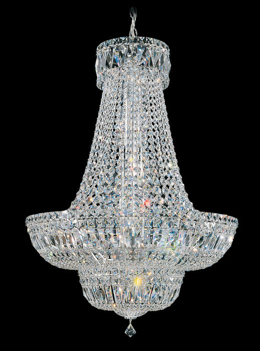 Schonbek 6618-40R 23 Light Pendant, Polished Silver