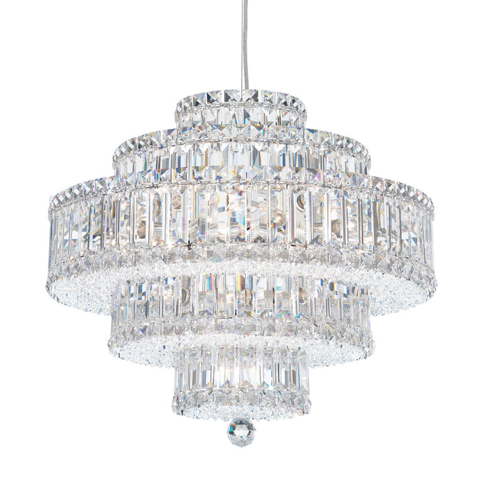 Schonbek 6673R 22 Light Pendant, Polished Stainless Steel