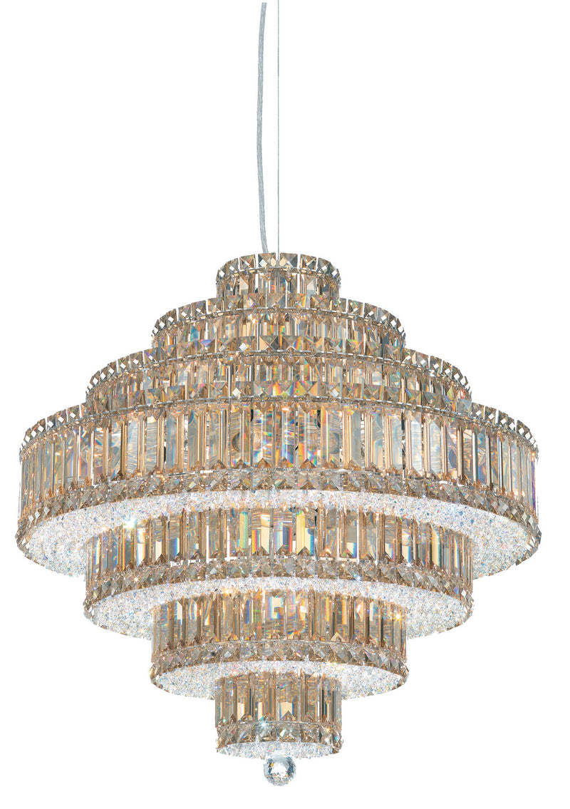 Schonbek 6675O 25 Light Pendant, Polished Stainless Steel