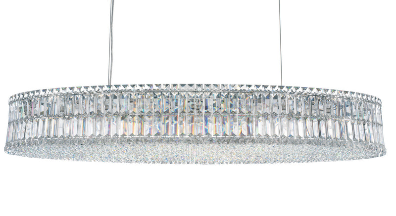 Schonbek 6680O 24 Light Pendant, Polished Stainless Steel