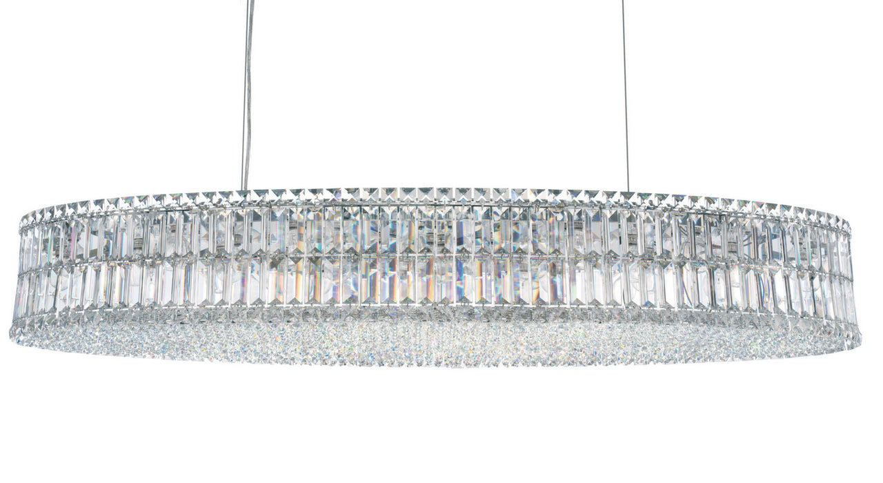 Schonbek 6680O 24 Light Pendant, Polished Stainless Steel