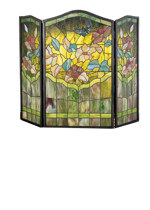Meyda Tiffany 27237 Fireplace Screen, Craftsman Brown