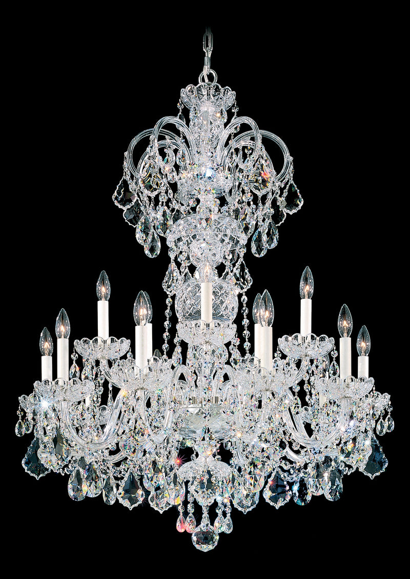Schonbek 6814-211H 15 Light Chandelier, Aurelia