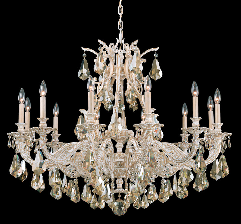 Schonbek 6952-27S 12 Light Chandelier, Parchment Gold