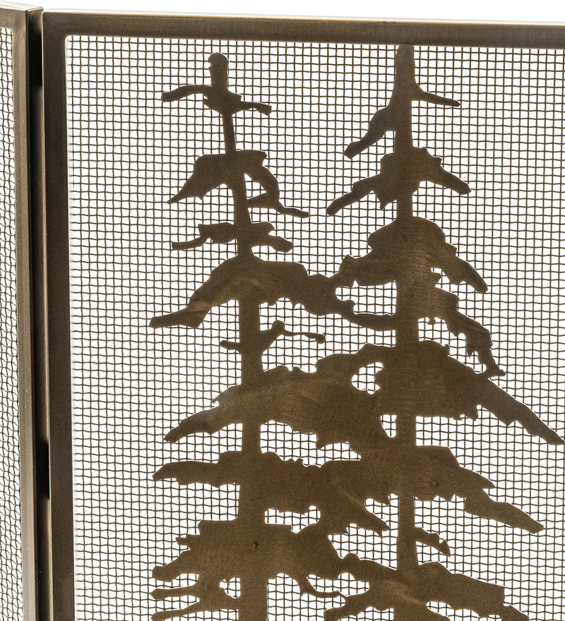 Meyda Tiffany 32281 Fireplace Screen, Antique Copper