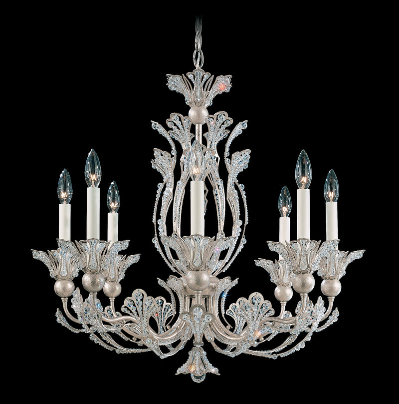 Schonbek 7866-22R Eight Light Chandelier, Heirloom Gold