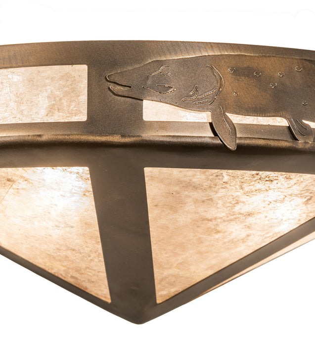 Meyda Tiffany 51083 Two Light Wall Sconce, Antique Copper