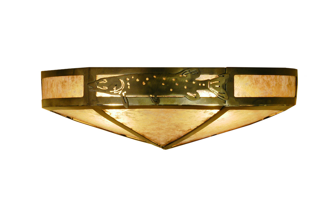 Meyda Tiffany 51083 Two Light Wall Sconce, Antique Copper