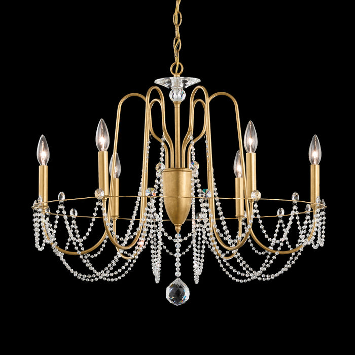 Schonbek AR1006N-06O Six Light Chandelier, White