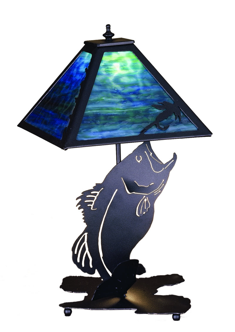 Meyda Tiffany 32566 Table Lamp, Antique Copper