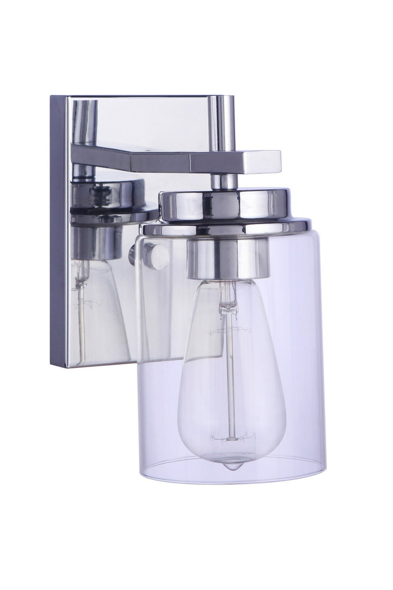 Craftmade 17405CH1 One Light Wall Sconce, Chrome