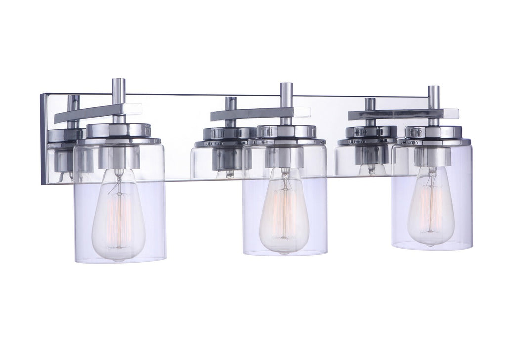 Craftmade 17423CH3 Three Light Vanity, Chrome