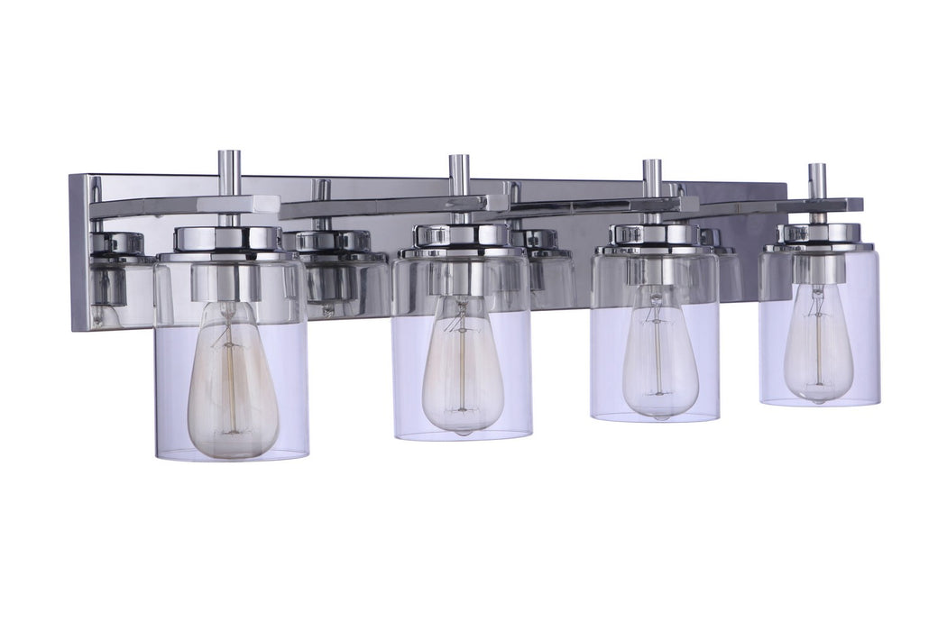 Craftmade 17432CH4 Four Light Vanity, Chrome