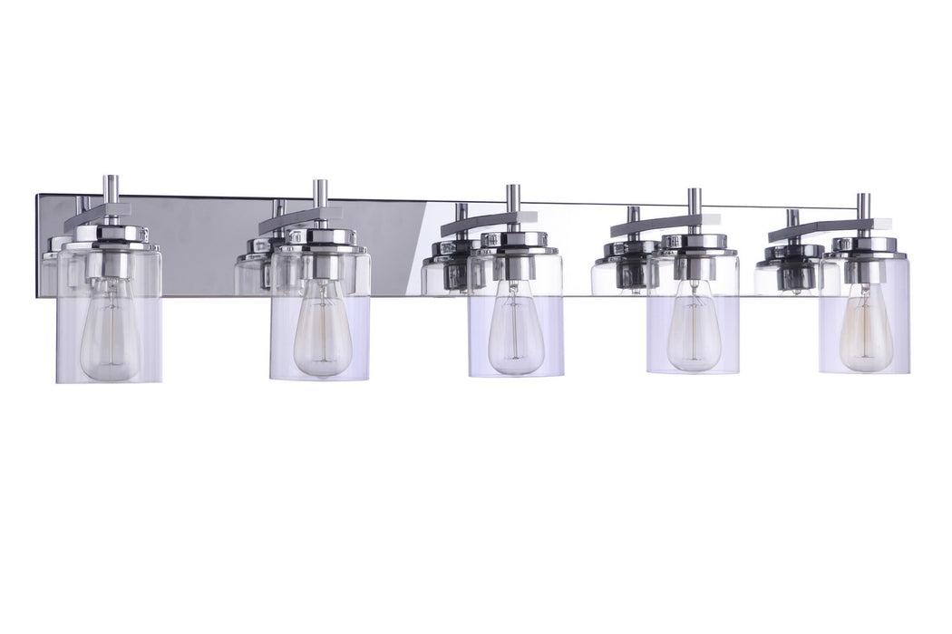 Craftmade 17441CH5 Five Light Vanity, Chrome
