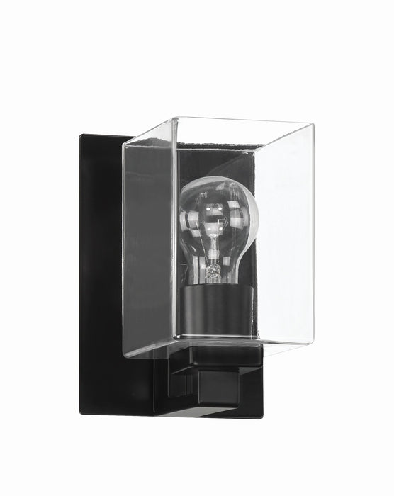 Craftmade 18506FB1 One Light Wall Sconce, Flat Black