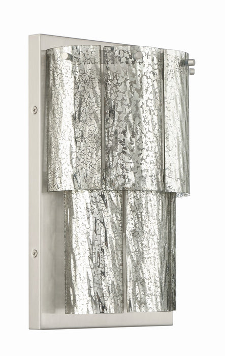 Craftmade 48662-BNK Two Light Wall Sconce, Brushed Polished Nickel