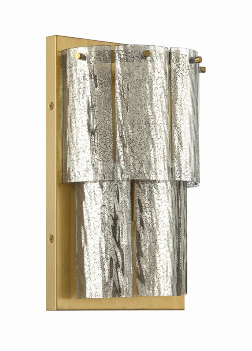 Craftmade 48662-SB Two Light Wall Sconce, Satin Brass