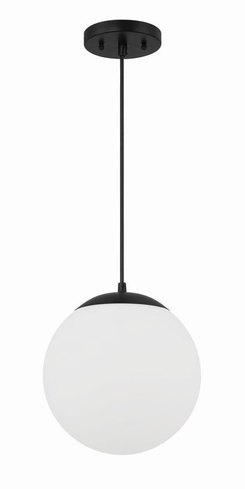 Craftmade 56891-FB-WG One Light Pendant, Flat Black