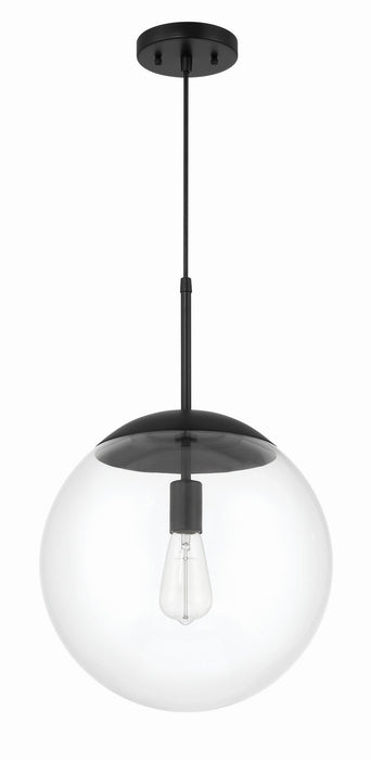 Craftmade 56893-FB One Light Pendant, Flat Black
