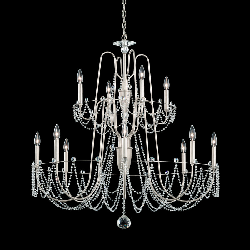 Schonbek AR1012N-26O 12 Light Chandelier, French Gold