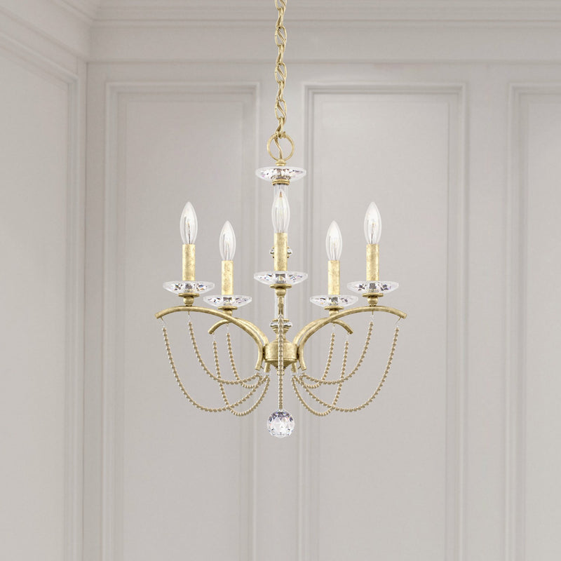Schonbek BC7105N-06PWT Five Light Chandelier, White