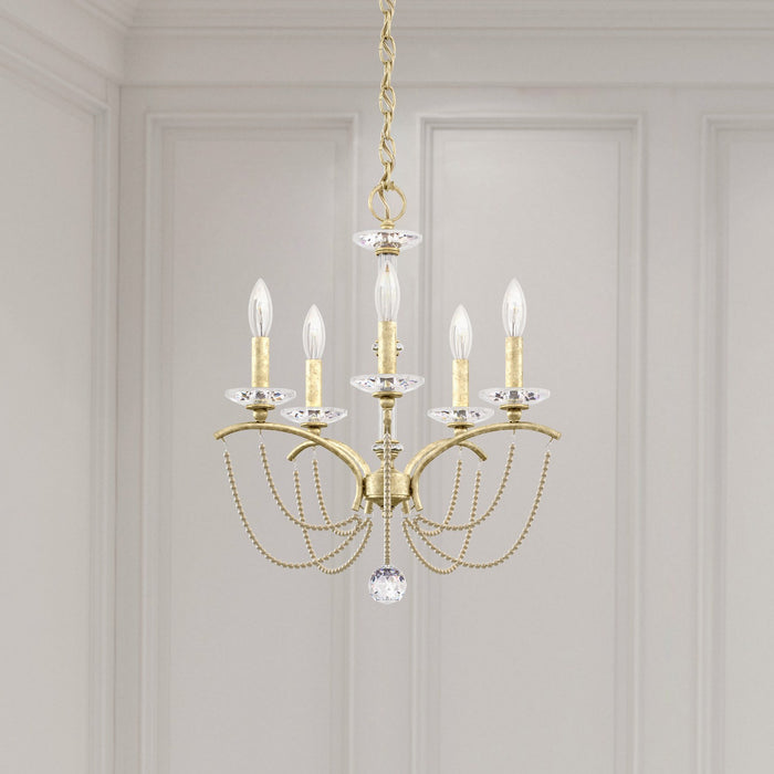 Schonbek BC7105N-06PWT Five Light Chandelier, White