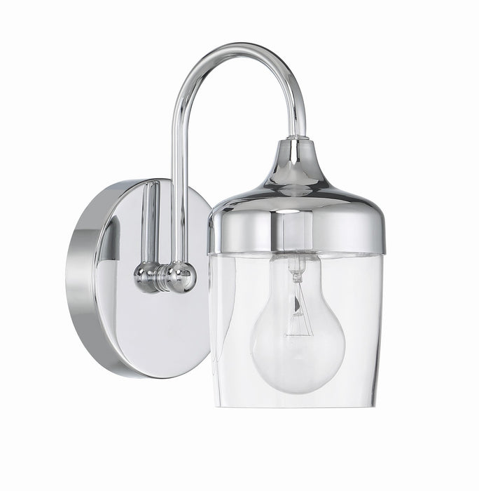Craftmade 58101-CH One Light Wall Sconce, Chrome