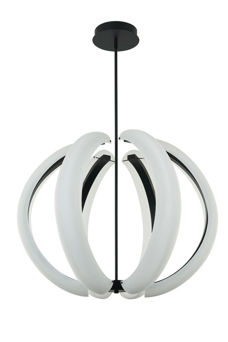 Craftmade 58891-FB-LED LED Pendant, Flat Black