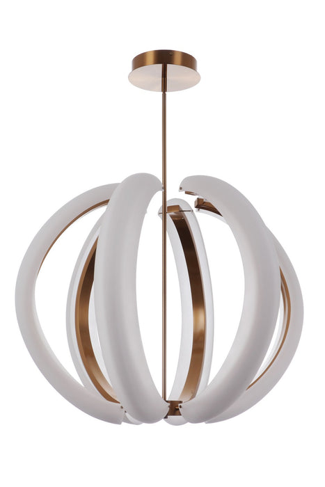 Craftmade 58891-SB-LED LED Pendant, Satin Brass