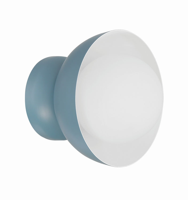 Craftmade 59161-DB One Light Wall Sconce, Dusty Blue