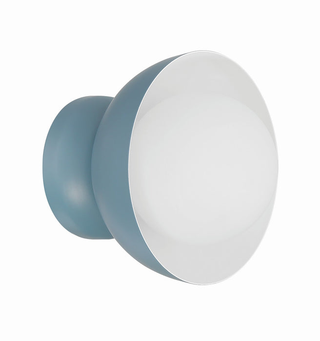 Craftmade 59161-DB One Light Wall Sconce, Dusty Blue