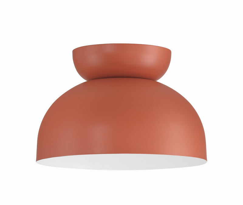 Craftmade 59181-BCY One Light Flushmount, Baked Clay
