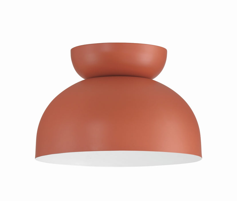 Craftmade 59181-BCY One Light Flushmount, Baked Clay
