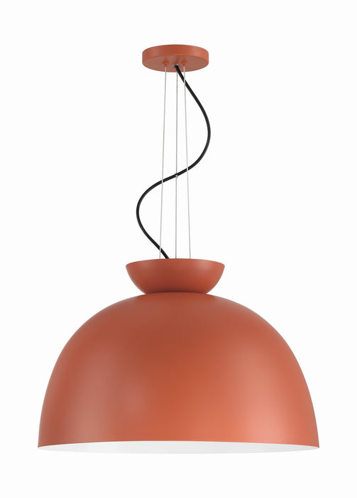 Craftmade 59192-BCY One Light Pendant, Baked Clay