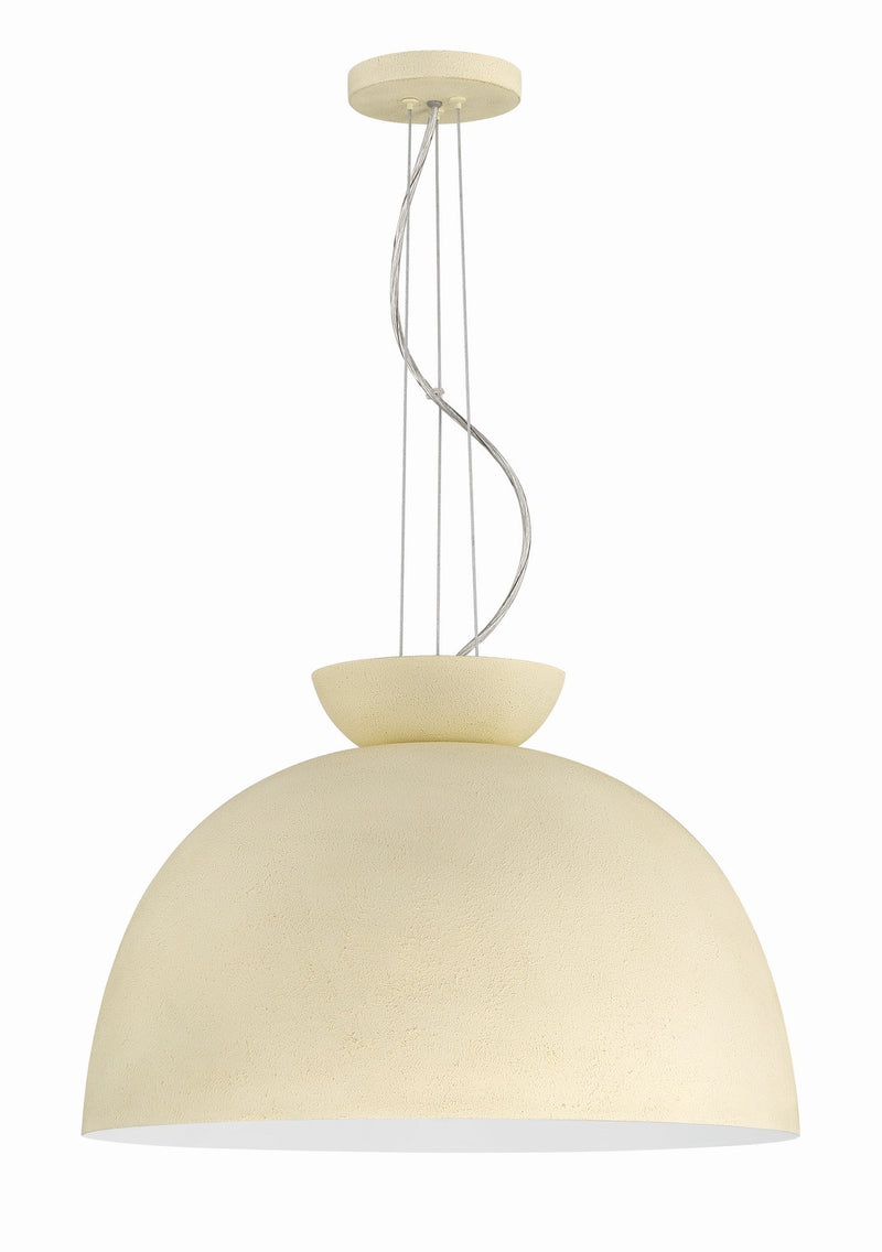 Craftmade 59192-CW One Light Pendant, Cottage White