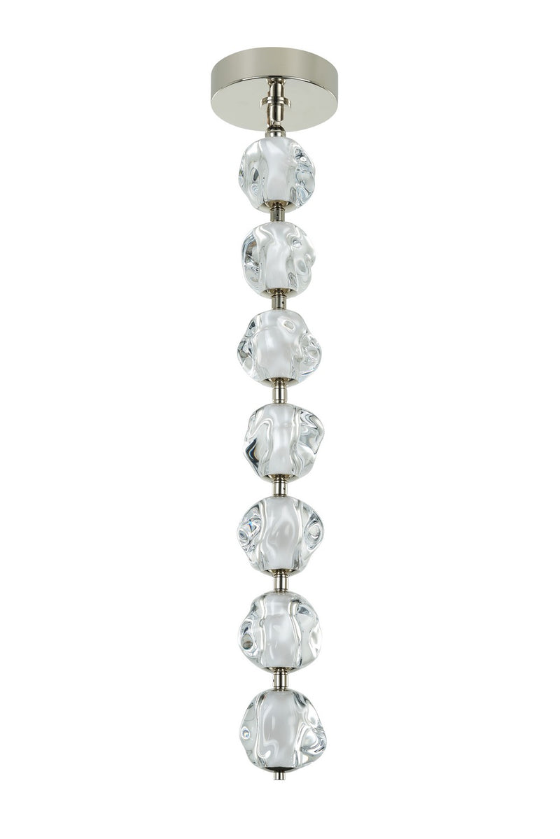 Craftmade 59491-PLN-LED LED Pendant, Polished Nickel