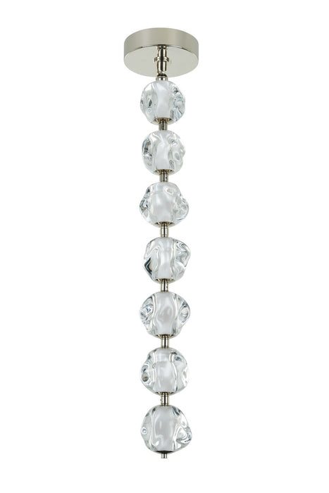 Craftmade 59491-PLN-LED LED Pendant, Polished Nickel