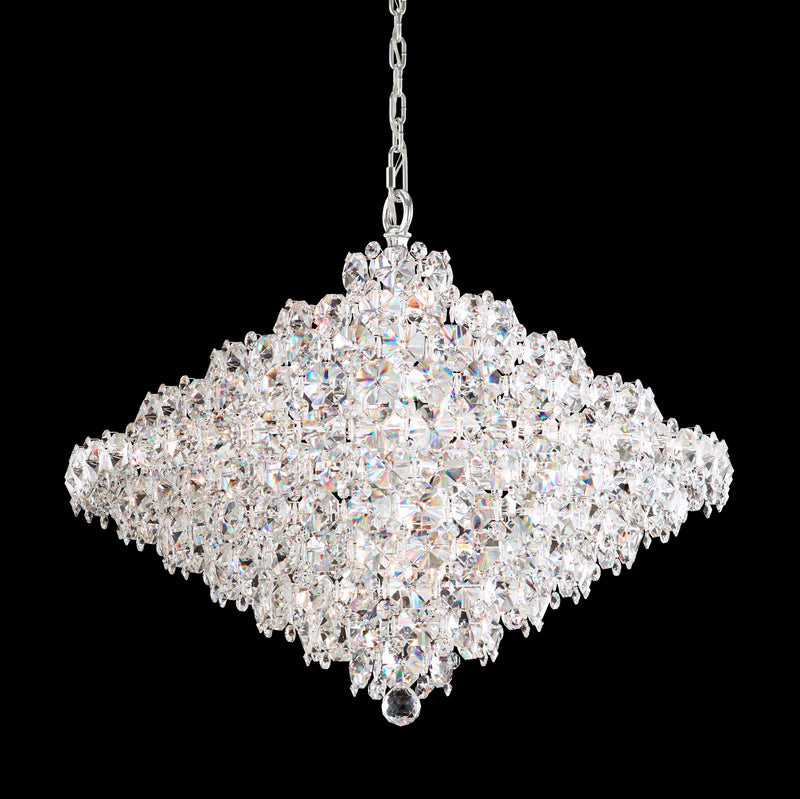 Schonbek BN1033N-401O 28 Light Pendant, Polished Stainless Steel