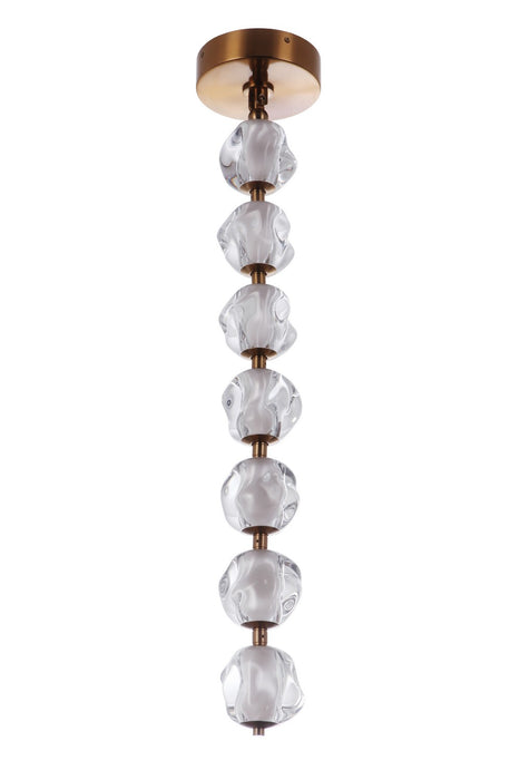 Craftmade 59491-SB-LED LED Pendant, Satin Brass