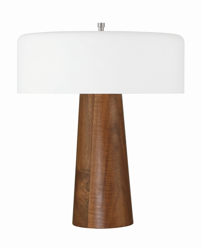 Craftmade 87001WN-T LED Table Lamp, Walnut
