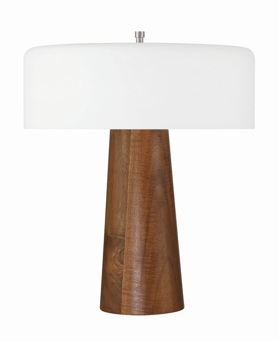 Craftmade 87001WN-T LED Table Lamp, Walnut